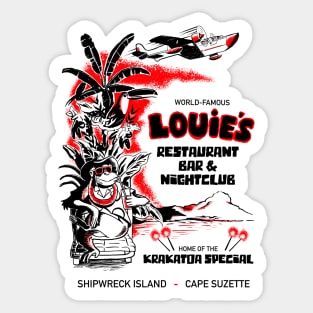 Fly to Louie’s Sticker